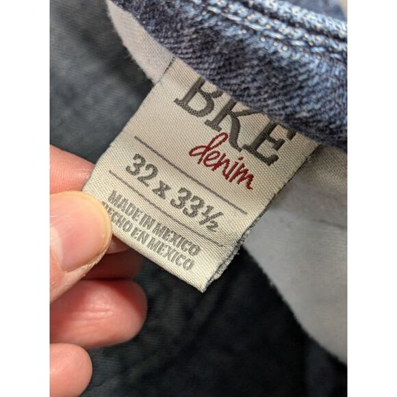 BKE Payton Jeans Womens 32 Long (34x32) Bootcut Stretch Flap Pocket Denim - Picture 10 of 13